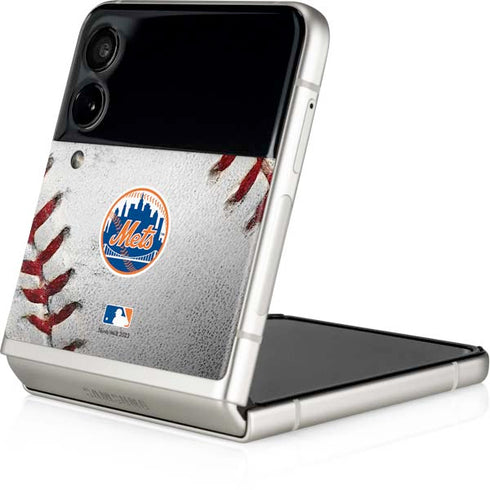 MLB New York Mets Game Ball Galaxy Z Flip4 5G Skin